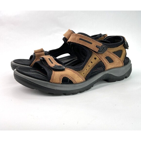ECCO Womens Yucatan Hiking Sport Sandals EU 40 US 9 Bison Brown $135 Athleisure - Picture 4 of 13